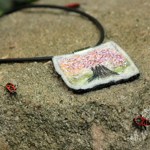 Haarschmuck aus Filz